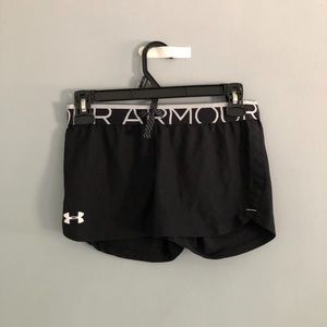 Black Under Armour Kids Shorts